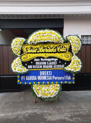 Papan Bunga Duka di Kampai Tabu Karambia